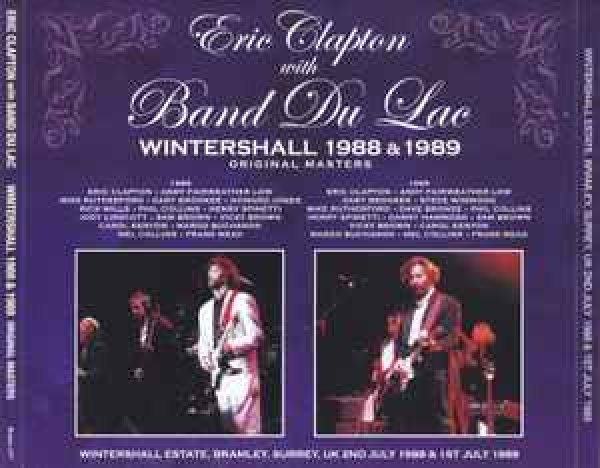 画像1: ERIC CLAPTON WITH BAND DU LAC - WINTERSHALL 1988 & 1989: ORIGINAL MASTERS(4CD) (1)