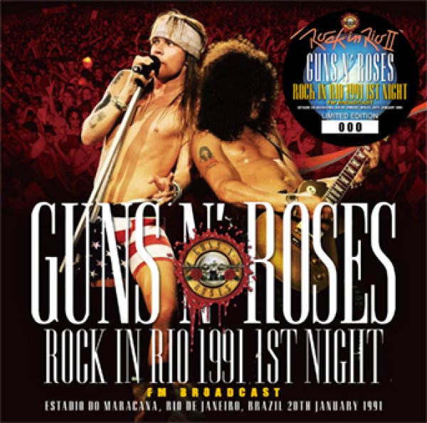 画像1: GUNS N' ROSES - ROCK IN RIO 1991 1ST NIGHT: FM BROADCAST(2CD) (1)