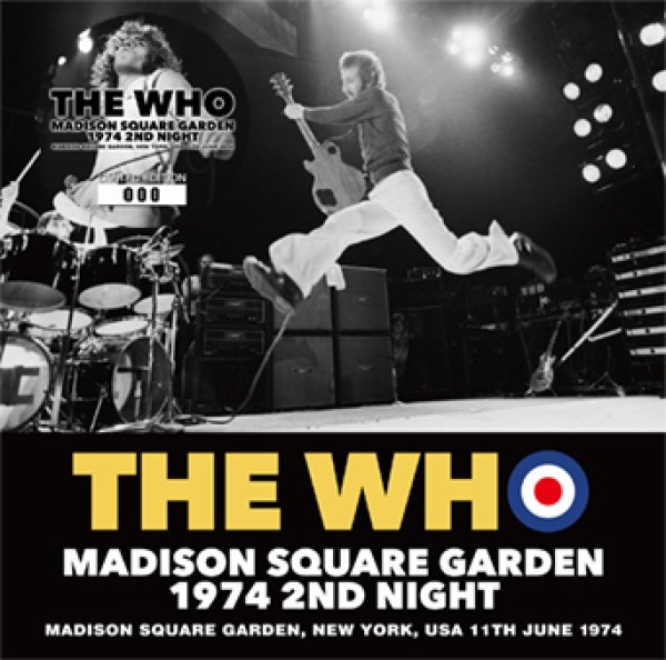 画像1: THE WHO - MADISON SQUARE GARDEN 1974 2ND NIGHT(2CD) (1)