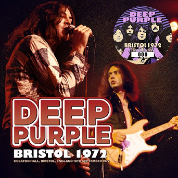 画像1: DEEP PURPLE - BRISTOL 1972(1CD) (1)