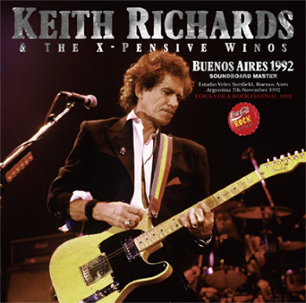 画像1: KEITH RICHARDS AND THE X‐PENSIVE WINOS - BUENOS AIRES 1992 SOUNDBOARD MASTER(2CD) (1)