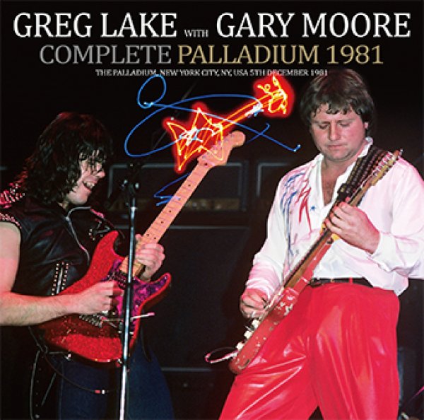 画像1: GREG LAKE with GARY MOORE - COMPLETE PALLADIUM 1981(1CD) (1)