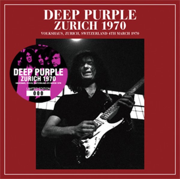 画像1: DEEP PURPLE - ZURICH 1970(1CD) (1)