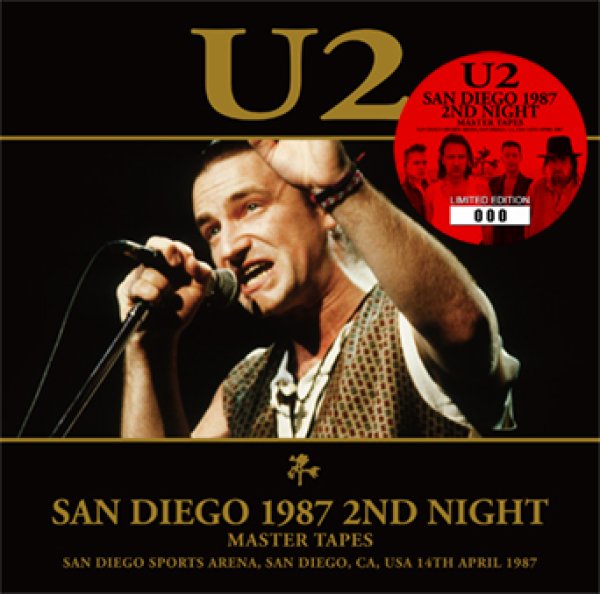 画像1: U2 - SAN DIEGO 1987 2ND NIGHT: MASTER TAPES(2CD) (1)