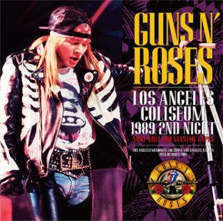 値下げ★Guns N' Roses★1989年製 80's Vintage Guns N' Roses 'Los Angels Coliseum 1989 Tour'T