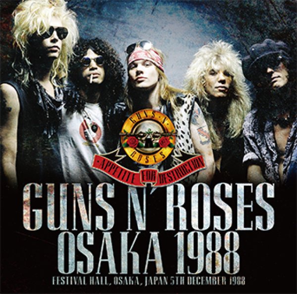 GUNS N' ROSES - OSAKA 1988(2CD) - navy-blue