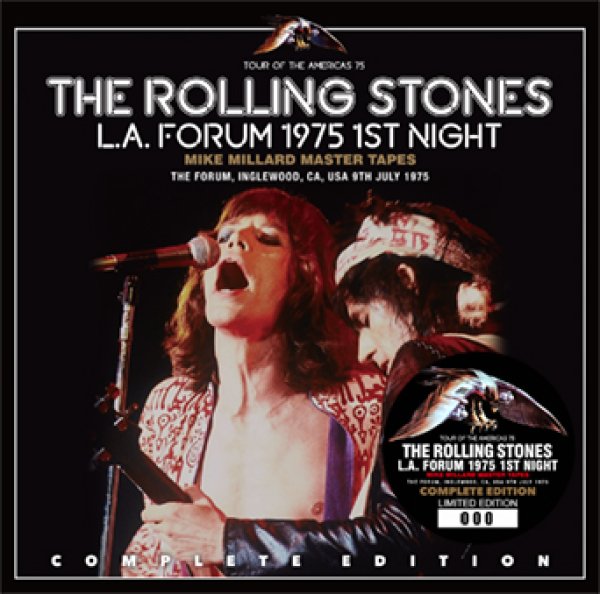 画像1: THE ROLLING STONES - L.A. FORUM 1975 1ST NIGHT: MIKE MILLARD MASTER TAPES: COMPLETE EDITION(2CD) (1)