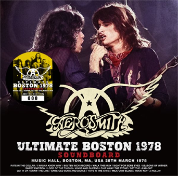 画像1: AEROSMITH - ULTIMATE BOSTON 1978 SOUNDBOARD(1CD) (1)