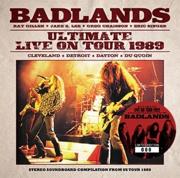 画像1: BADLANDS - ULTIMATE LIVE ON TOUR 1989(2CD) (1)