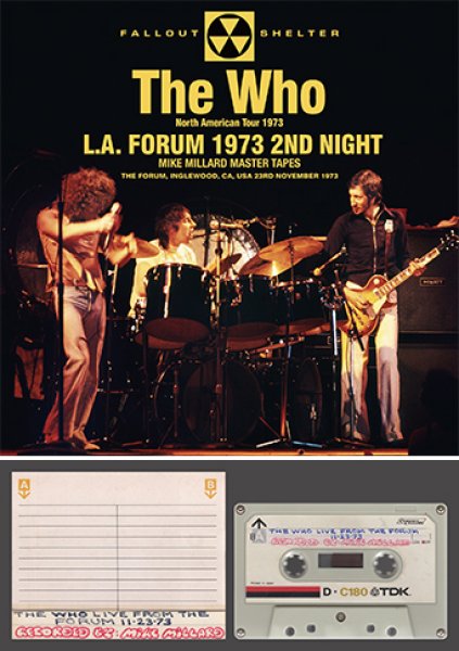 画像1: THE WHO - L.A. FORUM 1973 2ND NIGHT: MIKE MILLARD MASTER TAPES(2CD) (1)