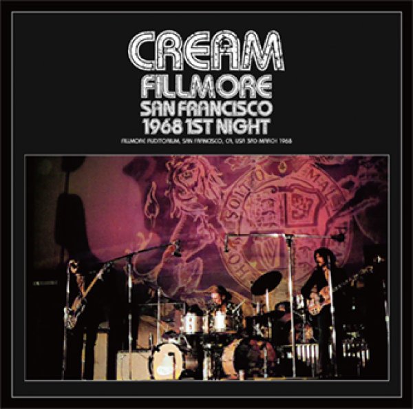 画像1: CREAM - FILLMORE SAN FRANCISCO 1968 1ST NIGHT(1CD) (1)