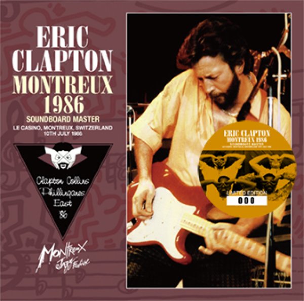 画像1: ERIC CLAPTON - MONTREUX 1986 SOUNDBOARD MASTER(2CD) plus Bonus CDR* Numbered Stickered Edition Only (1)