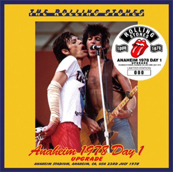 画像1: THE ROLLING STONES - ANAHEIM 1978 DAY 1: UPGRADE(2CD) (1)