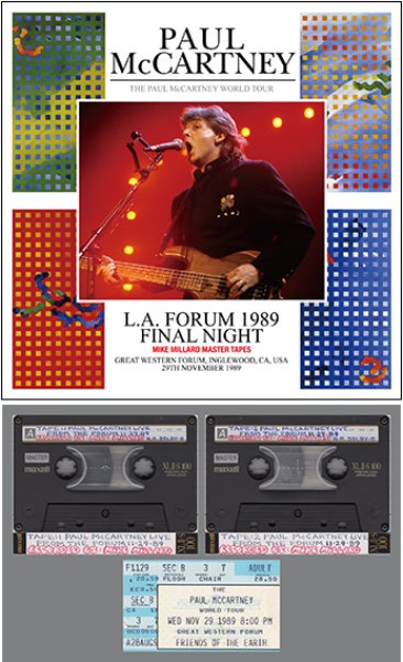 画像1: PAUL McCARTNEY - L.A. FORUM 1989 FINAL NIGHT: MIKE MILLARD MASTER TAPES(2CD) (1)