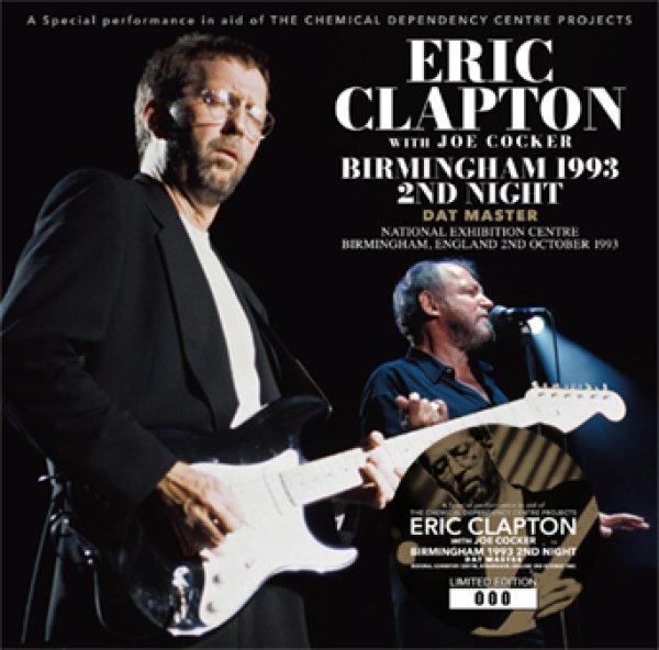 画像1: ERIC CLAPTON with JOE COCKER - BIRMINGHAM 1993 2ND NIGHT: DAT MASTER(2CD) (1)