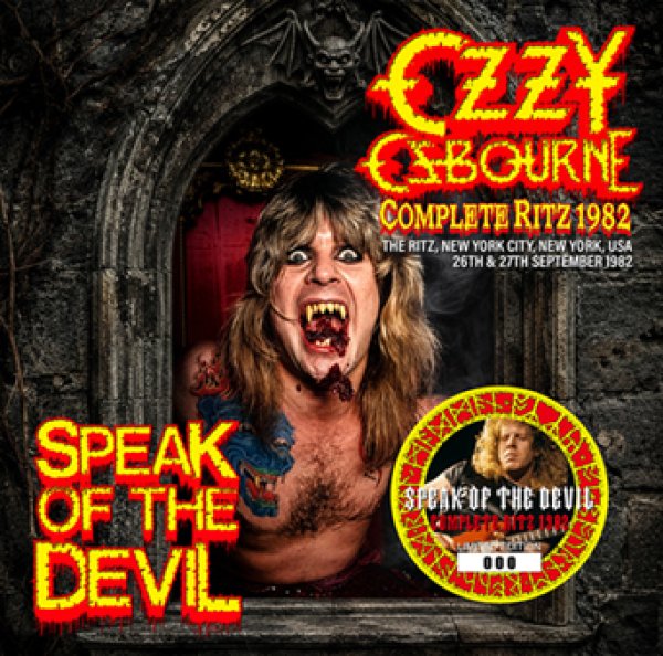 画像1: OZZY OSBOURNE - SPEAK OF THE DEVIL: COMPLETE RITZ 1982(2CD) (1)