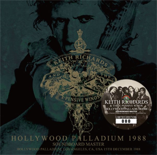 画像1: KEITH RICHARDS & THE X-PENSIVE WINOS - HOLLYWOOD PALLADIUM 1988 SOUNDBOARD MASTER(2CD) (1)