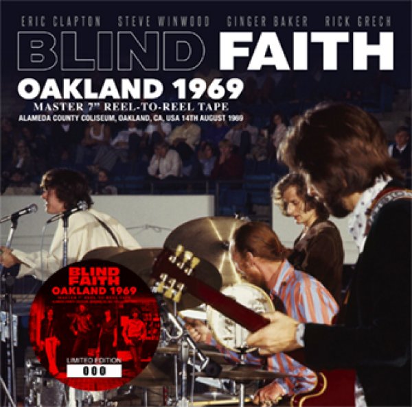 画像1: BLIND FAITH - OAKLAND 1969 MASTER 7" REEL-TO-REEL TAPE(1CD) (1)