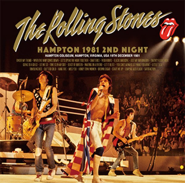 THE ROLLING STONES - HAMPTON 1981 2ND NIGHT(2CD) - navy-blue