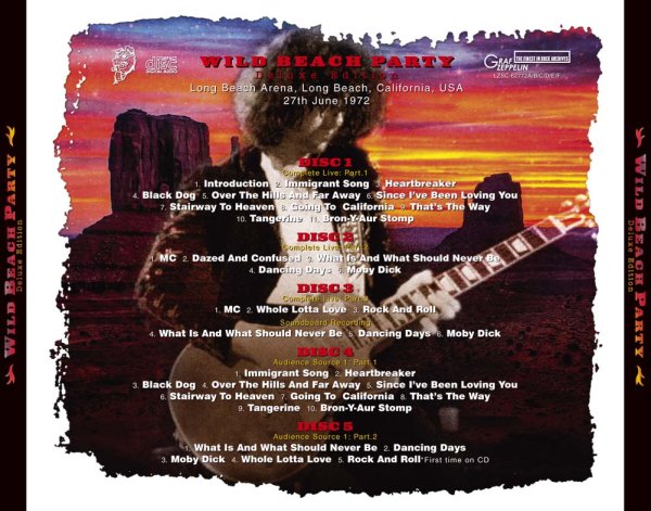 画像2: 【予約受付】LED ZEPPELIN - WILD BEACH PARTY DELUXE EDITION(5CD+予約限定2CDR) (2)