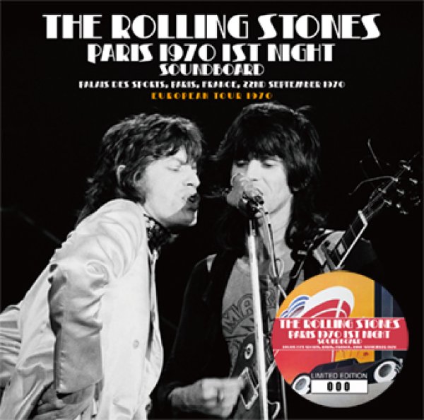 画像1: THE ROLLING STONES - PARIS 1970 1ST NIGHT SOUNDBOARD(1CD) (1)