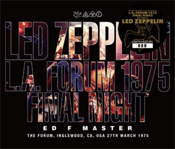 画像1: LED ZEPPELIN - L.A. FORUM 1975 FINAL NIGHT: ED F MASTER(3CD) (1)