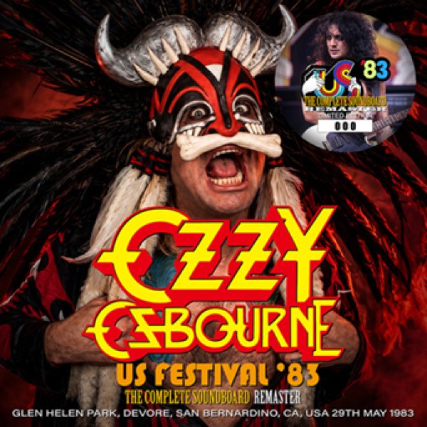 画像1: OZZY OSBOURNE - US FESTIVAL '83: THE COMPLETE SOUNDBOARD: REMASTER(1CD)plus Bonus DVDR* Numbered Stickered Edition Only (1)