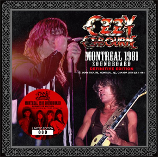 画像1: OZZY OSBOURNE - MONTREAL 1981 SOUNDBOARD DEFINITIVE EDITION(1CD) (1)