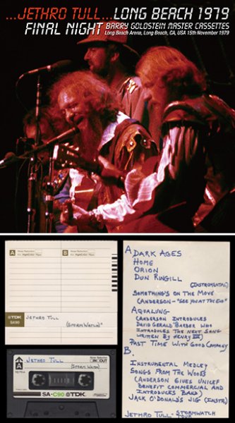 画像1: JETHRO TULL - LONG BEACH 1979 FINAL NIGHT BARRY GOLDSTEIN MASTER CASSETTES(2CDR) (1)