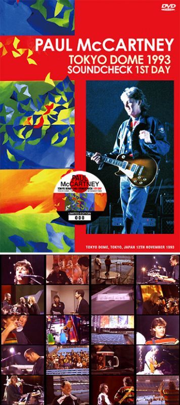 navy-blue　TOKYO　1ST　DOME　McCARTNEY　SOUNDCHECK　DAY(DVD)　PAUL　1993