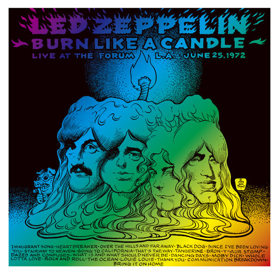 美品！）BURN LIKE A CANDLE「5CD」Led Zeppelin