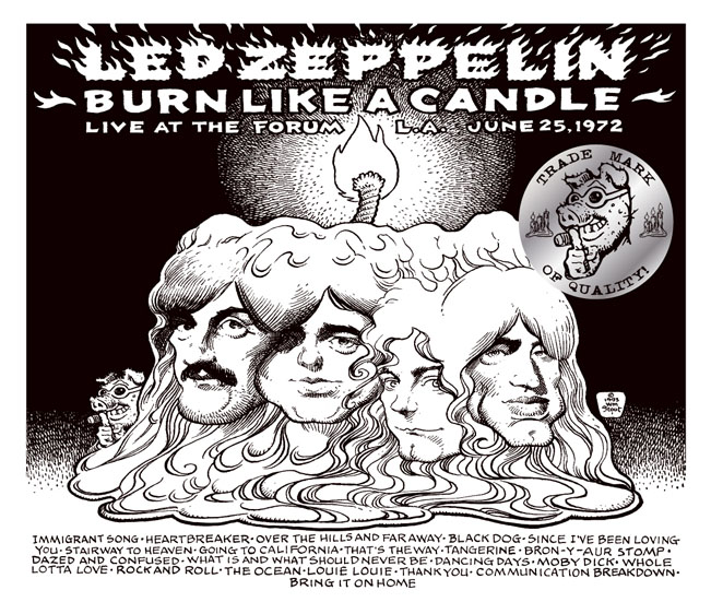 美品！）BURN LIKE A CANDLE「5CD」Led Zeppelin