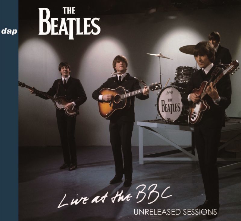 THE BEATLES - LIVE AT THE BBC : UNRELEASED SESSIONS (2CD) - navy-blue