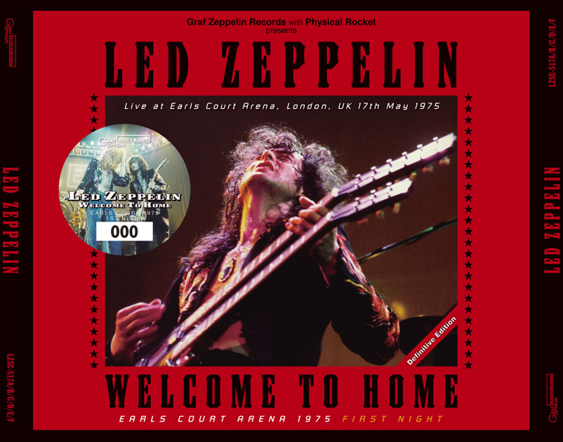 LED ZEPPELIN - WELCOME TO HOME: EARLS COURT 1975 1ST NIGHT (6CD)
