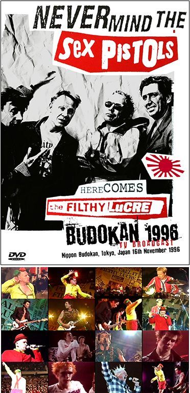 Sex Pistols Budokan 1996 Tv Broadcastdvdr Navy Blue