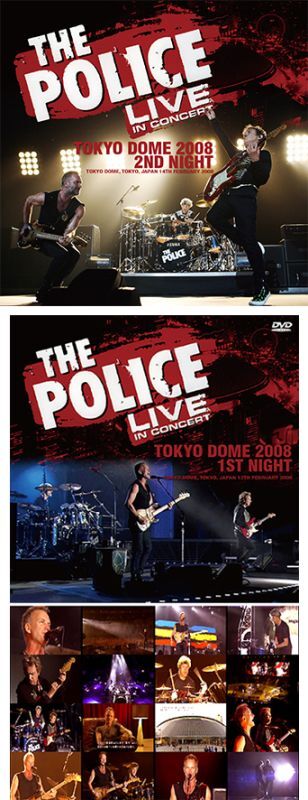 THE POLICE - TOKYO DOME 2008 2ND NIGHT(2CD + Bonus DVDR) - navy-blue