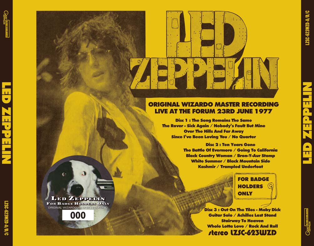 (6CD)　完売】LED　ONLY　FOR　HOLDERS　BADGE　ZEPPELIN　navy-blue