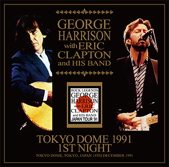 激レア☆ジョージ・ハリスンwithエリック・クラプトン　スウェット 1991 GEORGE HARRISON WITH ERIC CLAPTON AND HIS BAND - TOKYO DOME 1991